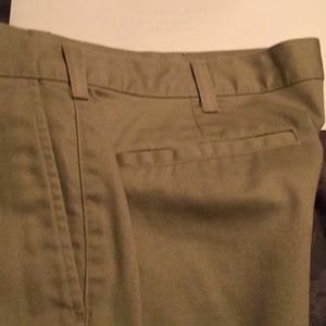 Claybrooke tan pants 38x30 wrinkle free - cotton
